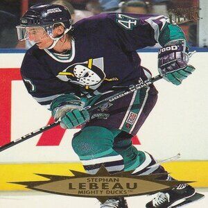 Stephan Lebeau - 1995 Fleer Corp Hockey Card